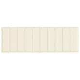 Poduszka na leżak, kremowa, 186x58x3 cm, tkanina Oxford