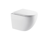 Miska wc podwieszana, qfs, astri okrągła, z deską wolnoopadającą CE-87-001-L Invena