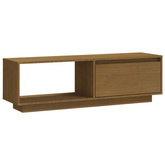 vidaXL Szafka pod TV, miodowy brąz, 110x30x33,5 cm, drewno sosnowe