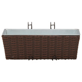 Balustrada 2 pcs 50 x 17 x 17 cm Metal
