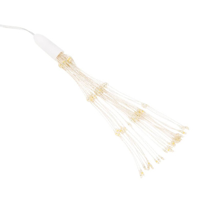Ozdoby świąteczne, 140 lampek LED, 8 szt., ciepła biel, 17 cm