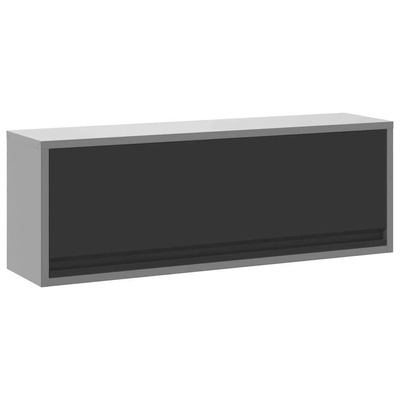 Szafka na narzędzia Czarny i szary 100 x 25 x 35 cm Stal