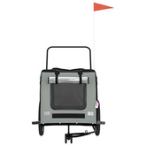 Przyczepka rowerowa dla zwierząt, tkanina Oxford i żelazo