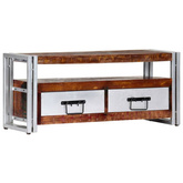 vidaXL Szafka pod TV, 90 x 30 x 40 cm, lite drewno z odzysku
