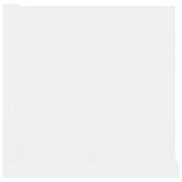 Półka ścienna na płyty CD, biała, 100x18x18 cm