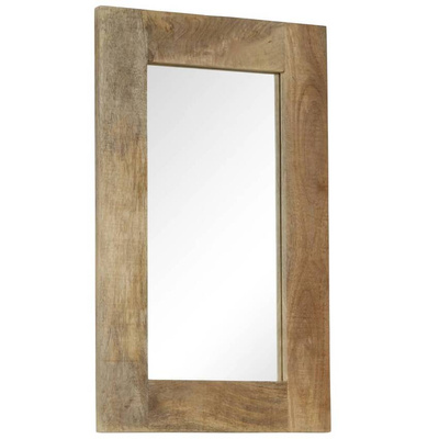 vidaXL Lustro z ramą z litego drewna mango, 50 x 80 cm