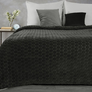 Koc Zoe grafitowy 150x200