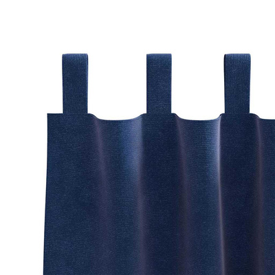 Zasłony zaciemniające 2 pcs Ciemnoniebieski 140 x 225 cm