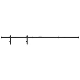 System do drzwi przesuwnych do mebli, stal węglowa, 183 cm
