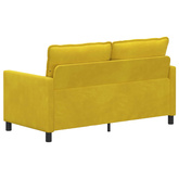 Sofa żółty 156 x 81 x 87,5 cm Welur