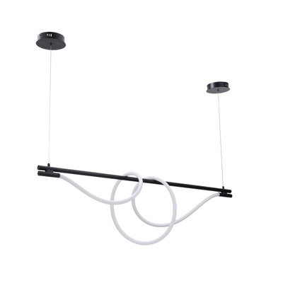 Nowoczesna spiralna lampa wisząca Złota 150cm 360° 45W 3000K Abruzzo Spirali