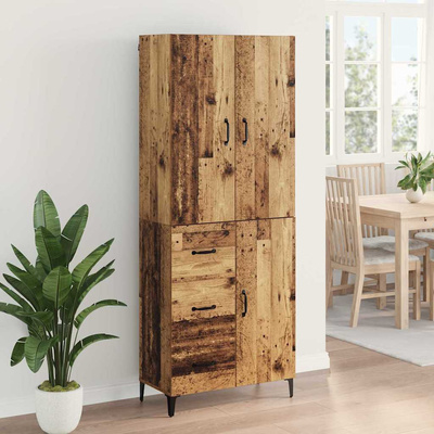 Highboard Stare drewno 69,5 x 34 x 180 cm Drewno inżynieryjne