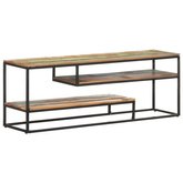 vidaXL Szafka pod TV, 130 x 30 x 45 cm, lite drewno z odzysku
