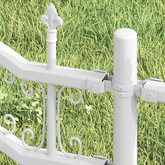 Ogrodzenie Ogrodowe KAMPEN 240 x 118 cm Stal Malowana Proszkowo
