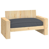 Poduszka Antracyt 120 x 80 x 12 cm Materiał Oxford