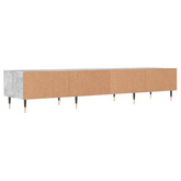 vidaXL Szafka pod TV, szarość betonu, 150x36x30 cm model standard