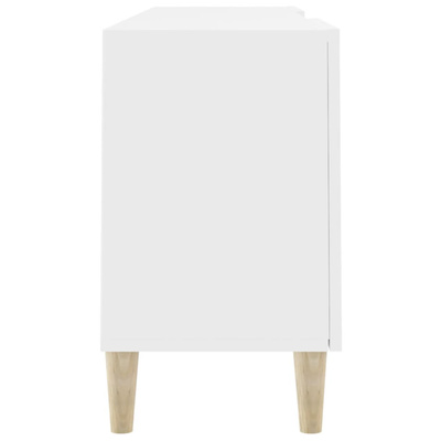 vidaXL Szafka pod TV, biała, 150x30x50 cm, materiał drewnopochodny wariant 5