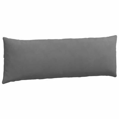 Poduszki na sofę 2 pcs Ciemnoszary 120 x 40 cm tkanina