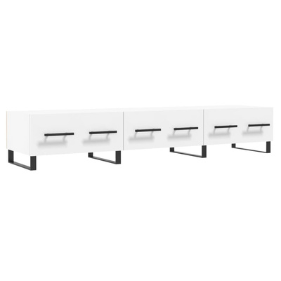 vidaXL Szafka pod TV, biała, 150x36x30 cm, materiał drewnopochodny wariant 5