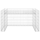 Garaż dla kosiarki z donicą, 110x80x60 cm, stalowy drut