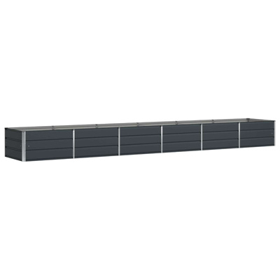 Donica Antracyt 480 x 80 x 45 cm Stal