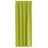 Firany blackout z kółkami 2 pcs Zielony 225 x 140 cm Poliester