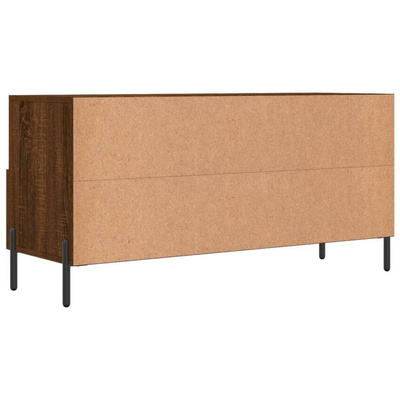 vidaXL Szafka pod TV, brązowy dąb, 102x36x50 cm