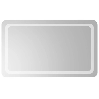 vidaXL Lustro łazienkowe z LED, 100x60 cm