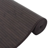 vidaXL Dywan prostokątny, ciemnobrązowy, 80x500 cm, bambusowy