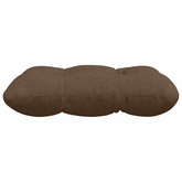Poduszki na siedziska 4 pcs Brązowy 40 x 40 x 12 cm tkanina