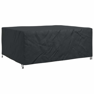 Pokrowiec na meble Gładki Czarny 220 x 190 x 85 cm 210D