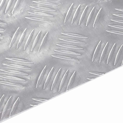 Stopień Prostokątny 2 pcs Srebrny 60 x 30 cm Aluminium