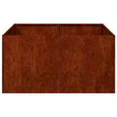Doniczka Rusty 80x80x40 cm Stal nierdzewna