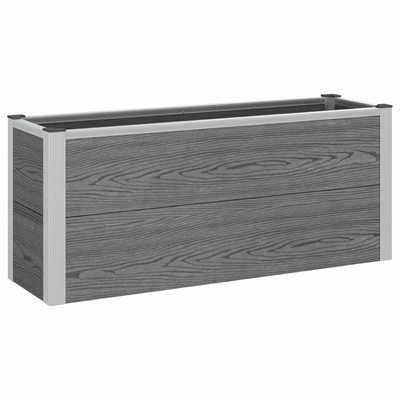 Podniesiona rabata ogrodowa Szary 100 x 30 x 42 cm