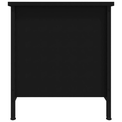 vidaXL Szafka pod TV, czarna, 100x40x45 cm, materiał drewnopochodny