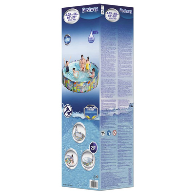 Bestway Basen Steel Pro ze stelażem, 305 x 66 cm