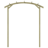 Pergola ogrodowa, impregnowane drewno sosnowe, 180x210x40cm