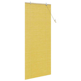 Roleta żółty 90 x 220 cm Bambus