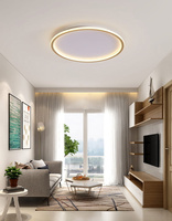 Plafon LED 36W Okragły Złoty CCT 3000K/4000K/6000K 50cm Abruzzo Angelo