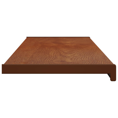 Parapet okienny Brązowe drewno 120 x 35 x 4,5 cm PVC