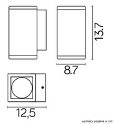 Kinkiet zewnętrzny M1459 DG