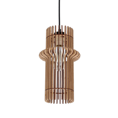 Eco 4 lampa wisząca 1x40 e27 Abażur drewniany