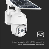 1080P Kamera zewnętrzna SMART z panelem solarnym / Sensor / IP65 / Biała