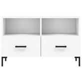 vidaXL Szafka pod TV, biała, 80x36x50 cm, materiał drewnopochodny wariant 7