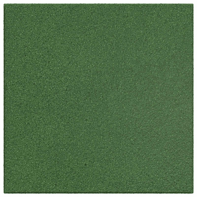 Płytki ochronne przed upadkiem 6 pcs zielony 50 x 50 cm Guma