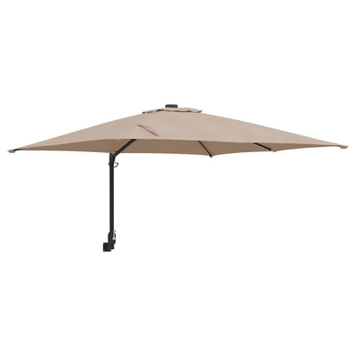 Parasolka ogrodowa Ciemnoszary 248,5 x 247,5 x 160 cm