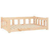 vidaXL Legowisko dla psa, 95,5x65,5x28 cm, lite drewno sosnowe