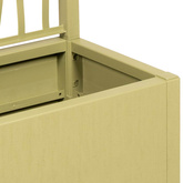 Donica ogrodowa z trellem zielony 80 x 36 x 140 cm PP