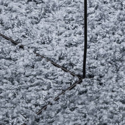 vidaXL Dywan z długim włosiem PAMPLONA, niebieski, Ø 280 cm