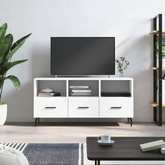 vidaXL Szafka pod TV, biała, 102x36x50 cm, materiał drewnopochodny wariant 7